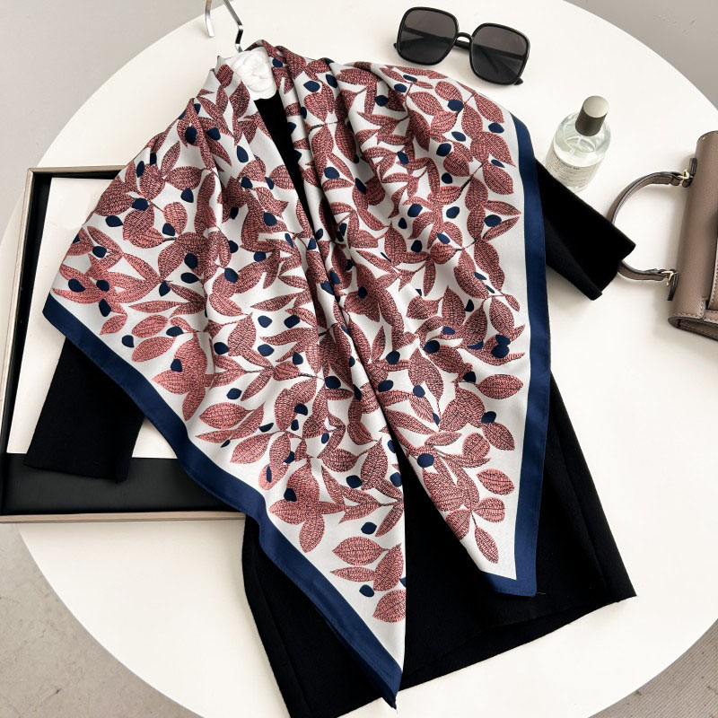 90 センチメートル正方形スカーフ高品質バンダナ女性高級ツイ - Scarf Silk Neck のレビューと価格