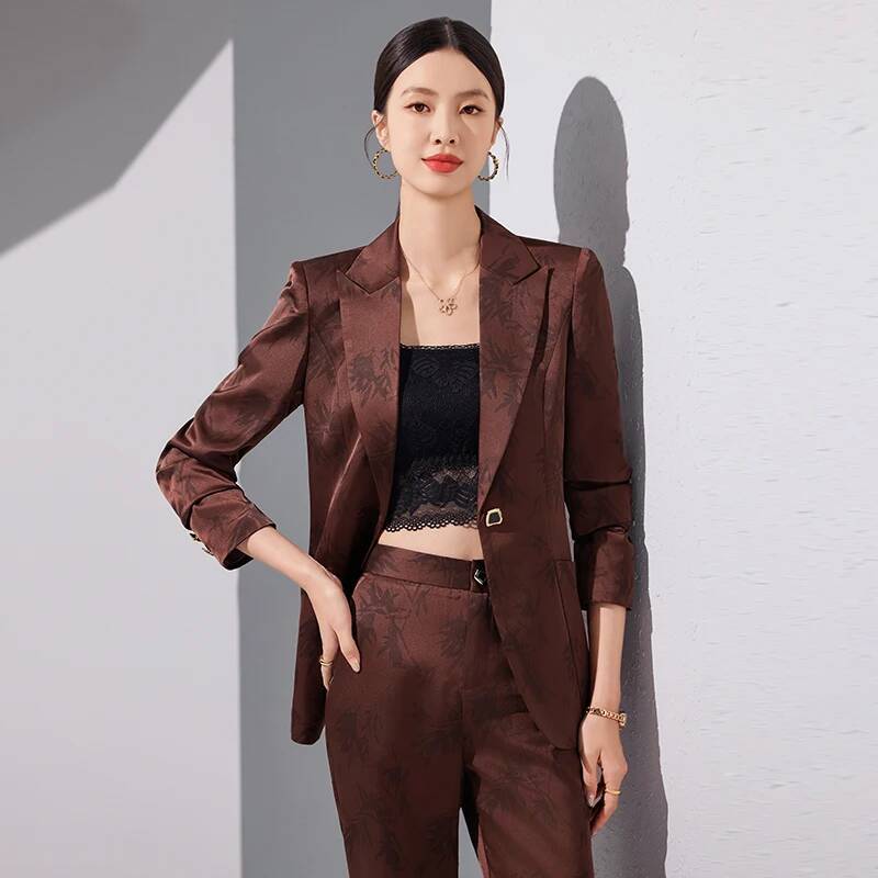 高品質生地のフォーマルパンツスーツ 女性用 プロフェッショナ - Women Formal Wear For Interview のレビューと価格
