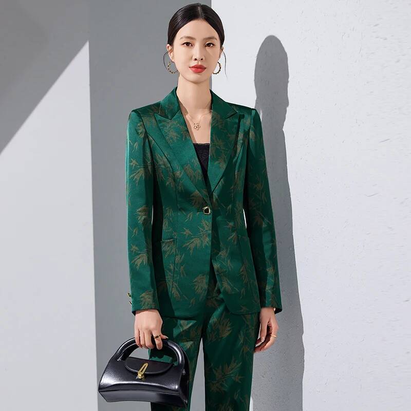 高品質生地のフォーマルパンツスーツ 女性用 プロフェッショナ - Women Formal Wear For Interview のレビューと価格