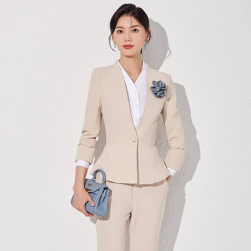 フォーマルな制服スタイルの女性ビジネスワークウェアブレザー女 - Women Formal Wear For Interview のレビューと価格