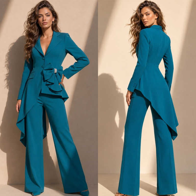 ユニークなデザインのレディーススーツ 2ピース ジャケット  - Unique Women'S Formal Wear のレビューと価格
