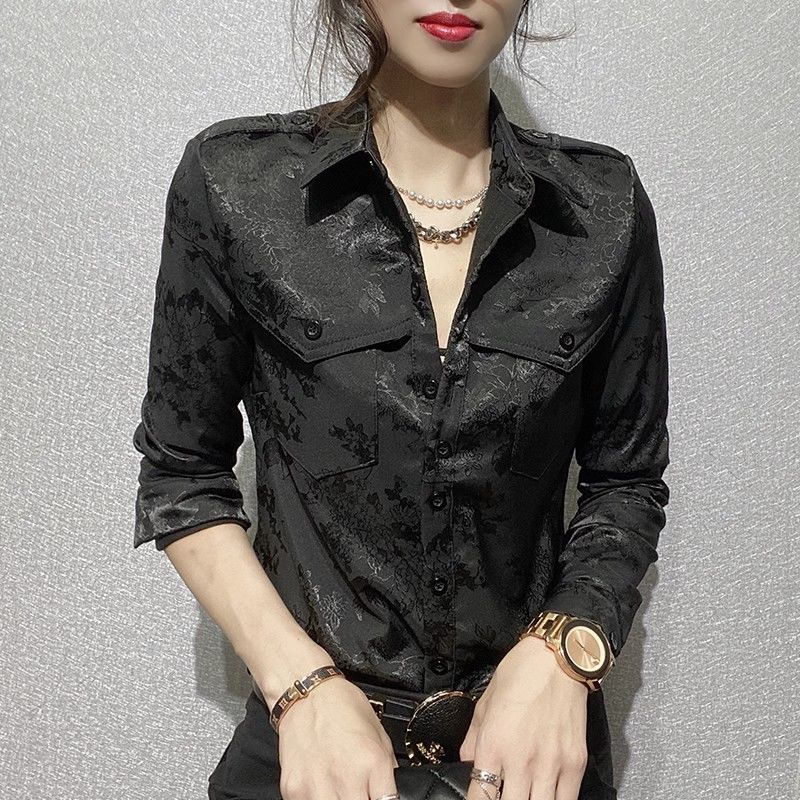女性トップス春と秋のフル長袖女性のシャツブラウスオフィス服着 - Women'S Office Formal Wear For Ladies のレビューと価格