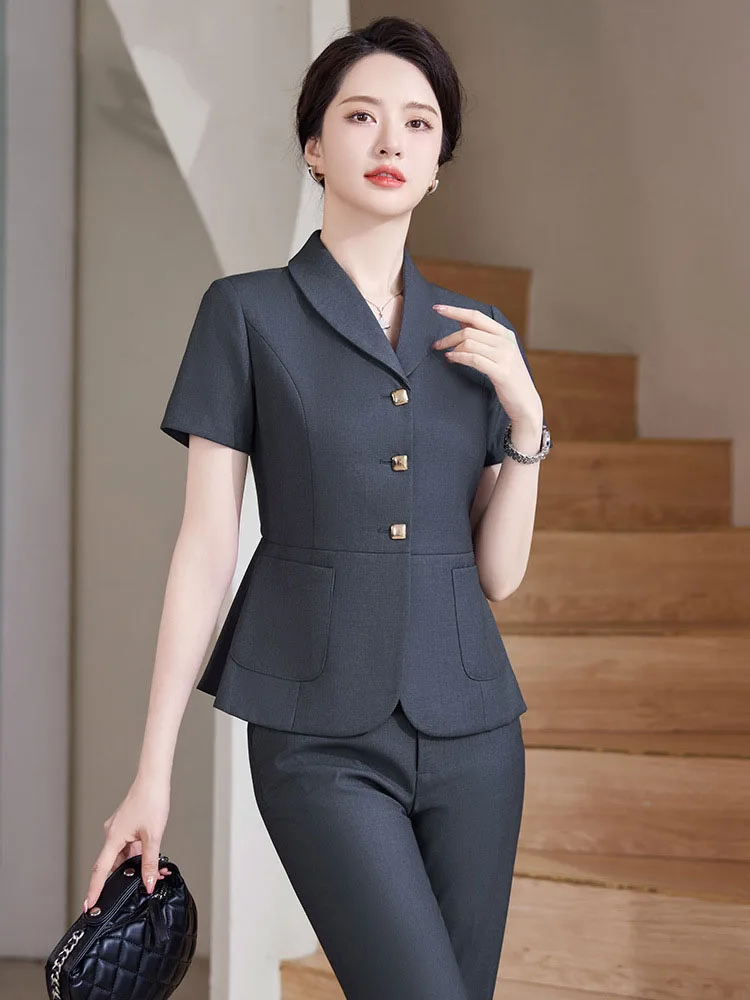 2024年夏 ポップなフォーマルOLスタイル レディース プ - Women Formal Wear For Interview のレビューと価格