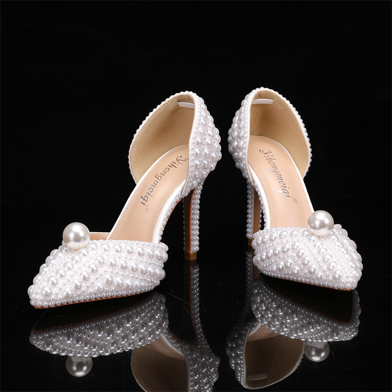 女性用バッグと靴のセット パールウェディングシューズ ホワイ - Women'S Formal Wear For Wedding のレビューと価格