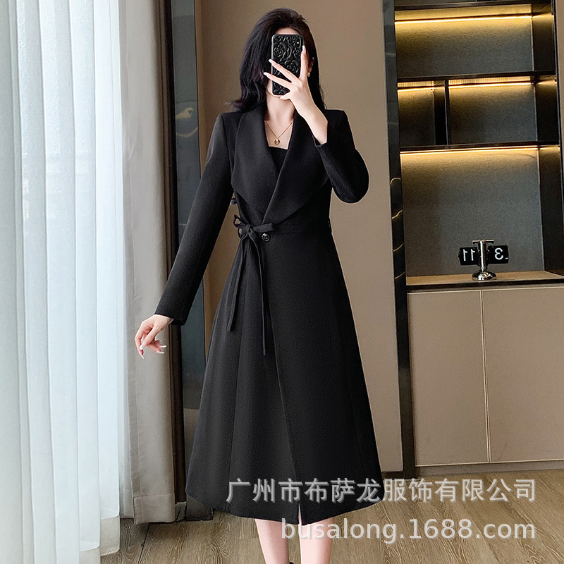 2025年秋冬新作レディース トレンチコート、ヨーロッパスタ - Women'S Office Formal Wear For Ladies のレビューと価格