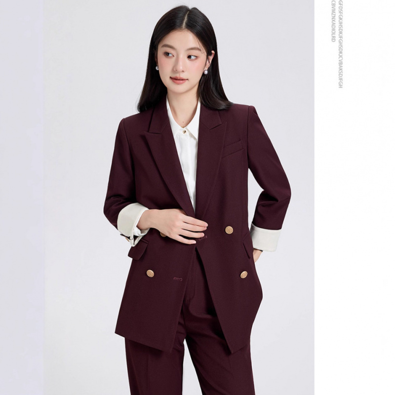 春と秋の女性用スーツセット、大学生の面接用プロフェッショナル - Women Formal Wear For Interview のレビューと価格