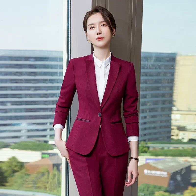 レディースオフィスワークウェアスーツフォーマルOLスタイルパ - Women Formal Wear For Interview のレビューと価格