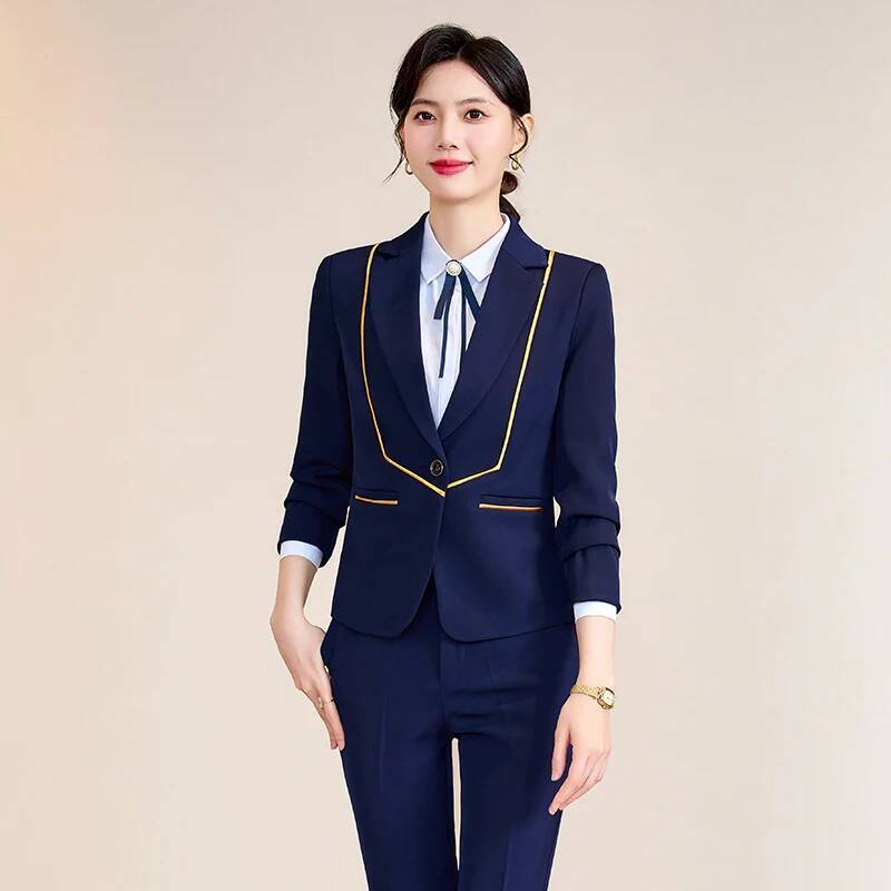 レディースオフィスワークウェアスーツフォーマルパンツスーツ女 - Women Formal Wear For Interview のレビューと価格