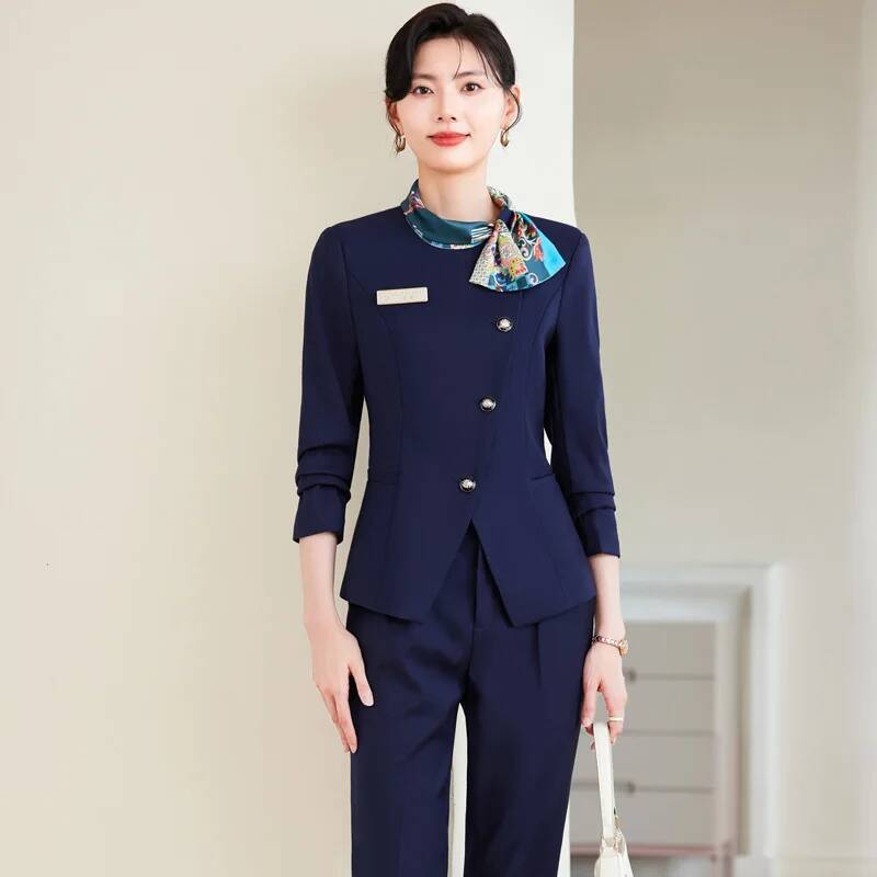 プラスサイズのフォーマルでエレガントなスタイルのパンツスーツ - Women Formal Wear For Interview のレビューと価格