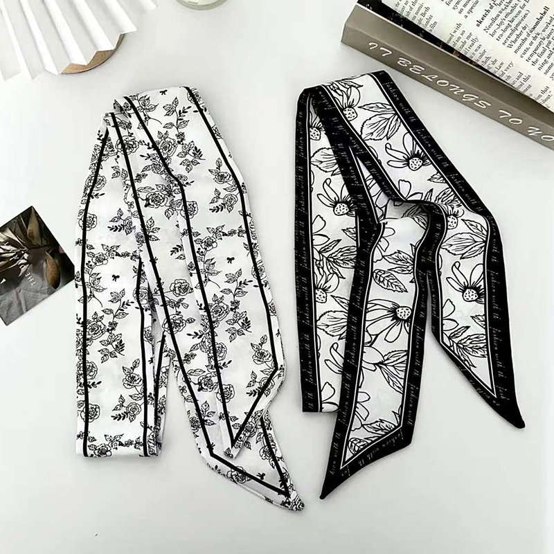 高級ファッション女性用スキニーシルクスカーフ、ロングヘアスト - Scarf Silk Neck のレビューと価格