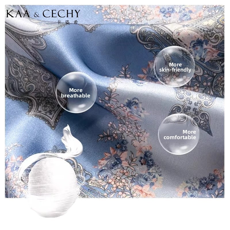 バロック花柄 100% 桑シルク正方形スカーフ 50 センチ - Scarf Silk Neck のレビューと価格