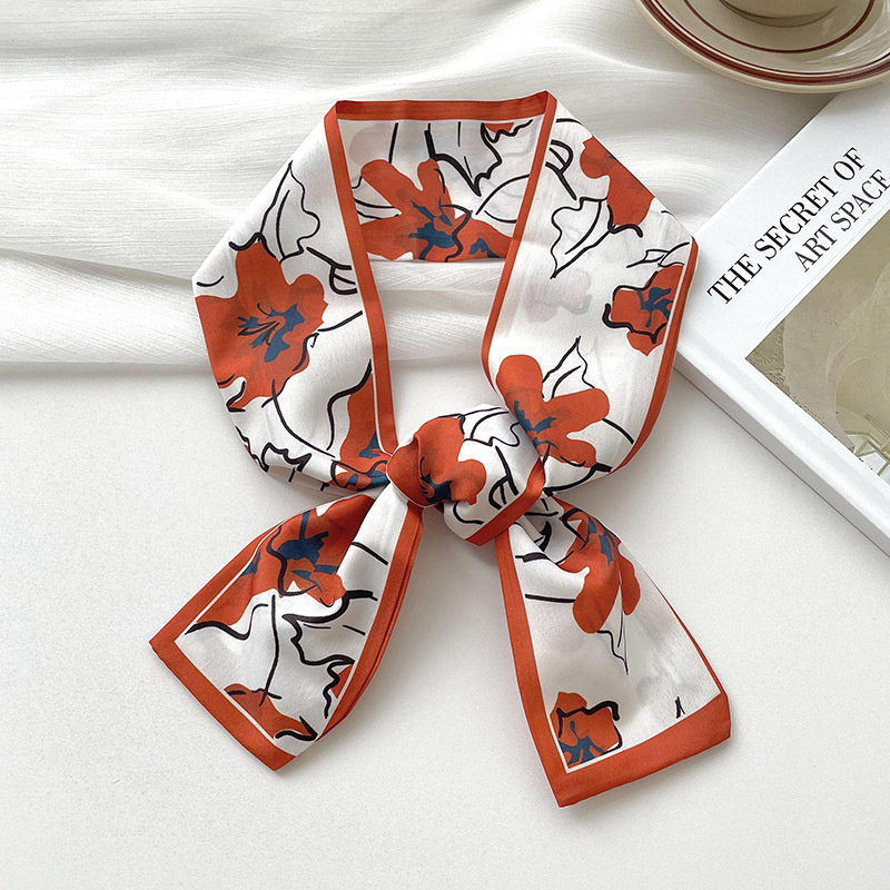 新しい高級ブランドモデル小さなシルクスカーフ女性ヘアバンドバ - Scarf Silk Neck のレビューと価格