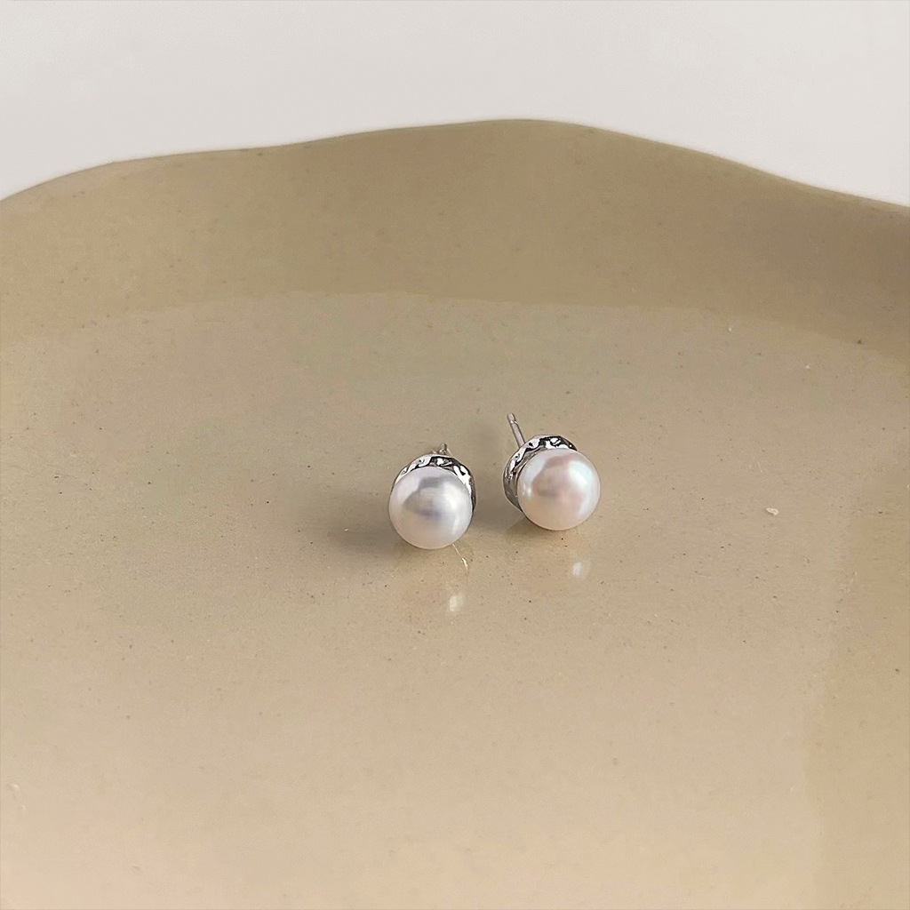 DIY アクセサリー個性的な小さな淡水パールスタッドイヤリン - Pearl Earring Stud のレビューと価格