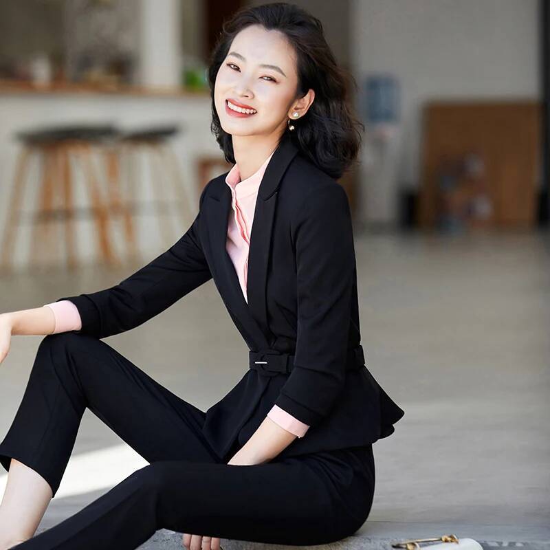 フォーマルな女性用ビジネスブレザー、女性用スカートスーツ、レ - Women Formal Wear For Interview のレビューと価格